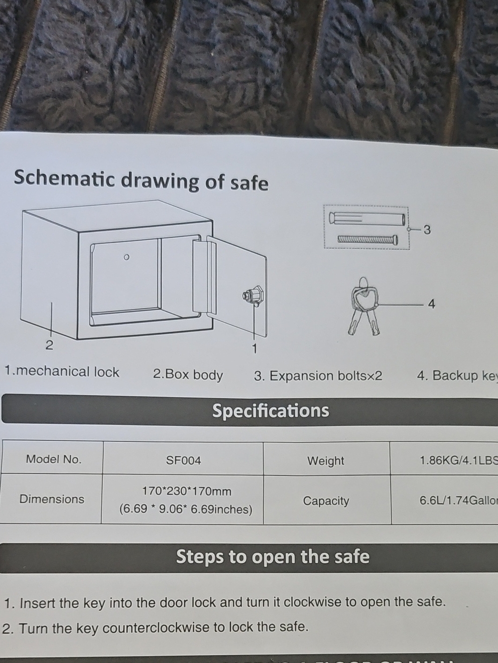 Bonsaii Bolt In Safe!! In Box New - Picture 5 of 6
